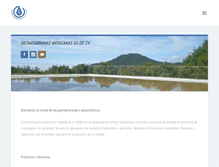 Tablet Screenshot of geomembranasmexicanas.com